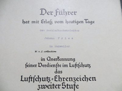 Urkunde Luftschutz-ehrenzeichen 2. stufe (5) (Large).JPG