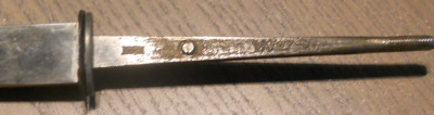 Stempel onder handvat