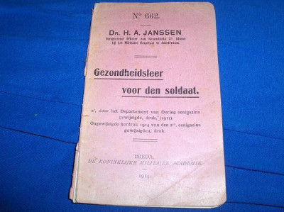 Boekje over medische verzorging in den mobilisatie van 1914