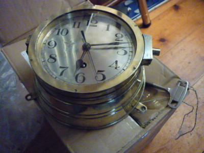 U-Boot Wanduhr Kieninger &amp; Obergfell deutsche Kriegsmarine