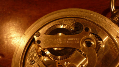 Uurwerk excelsior,detail met nummering