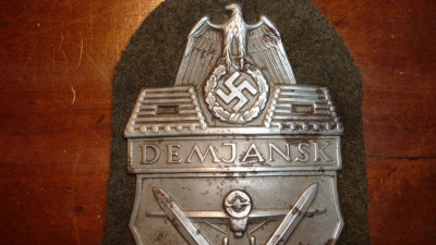 Demjanskschild (detail)