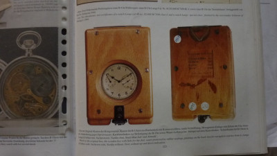 Hier nog een pagina van Knirim,een Schutzkast met een Lange &amp; Söhne uurwerk in totaal zijn er drie pagina's aan gewijd,maar ik ken geen ander boek waar ze in staan.