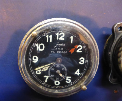Een van de eerste Junghans Blindvlieg klokken uit het begin van de opbouw van de Luftwaffe.(1934)