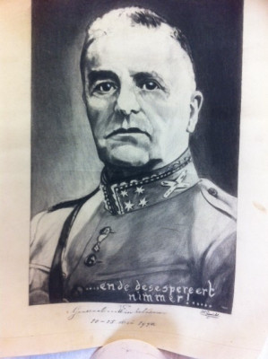 Tekening gen. Winkelman 1940