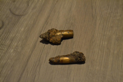 Dit zijn de kogels die erbij lagen .