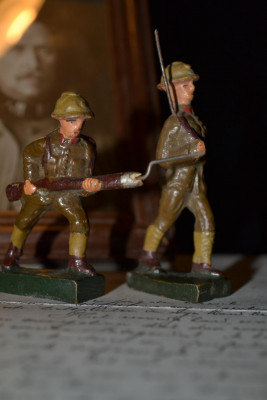 Belgische tinnen soldaatjes, 1936 fabrication belge
