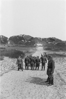 Op de schietbaan.