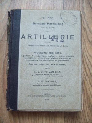 Kennis der Artill. 1933 - KMA