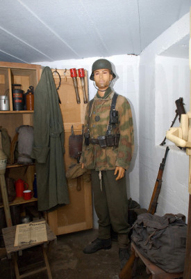 Diorama Duitse militair.