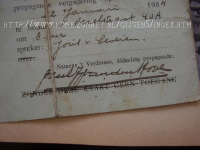 Handtekening, Ernst Voorhoeven