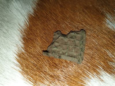 Voorkant geblokt vierkant (2 cm)