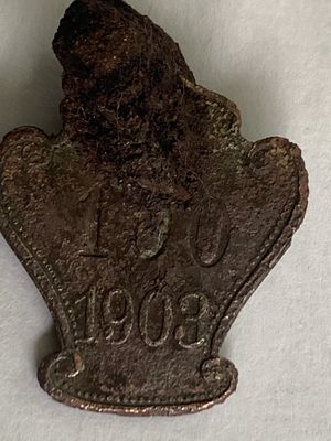 Achterzijde ’medaille’