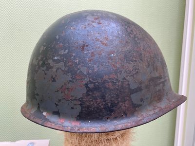 zijaanzicht helm