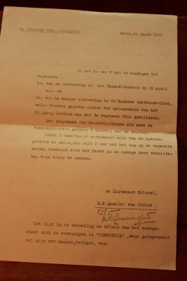 Brief van Quarles v U